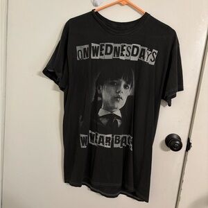 Black Graphic Short Sleeve Tee